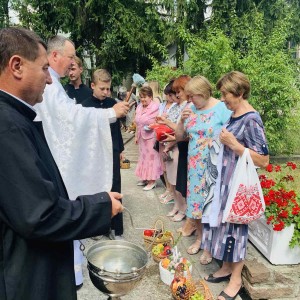 Святкування Преображення Господнього. Вітання пароха о. Романа з ювілеєм!