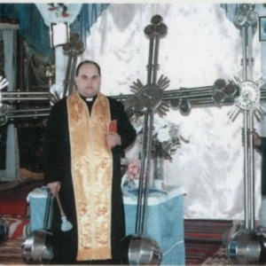 Освячення хрестів.